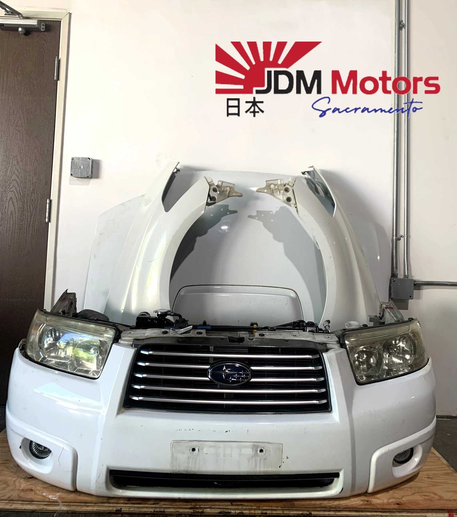 USED JDM 2006-2008 SUBARU FORESTER XT SG NOSE CUT - Image 2