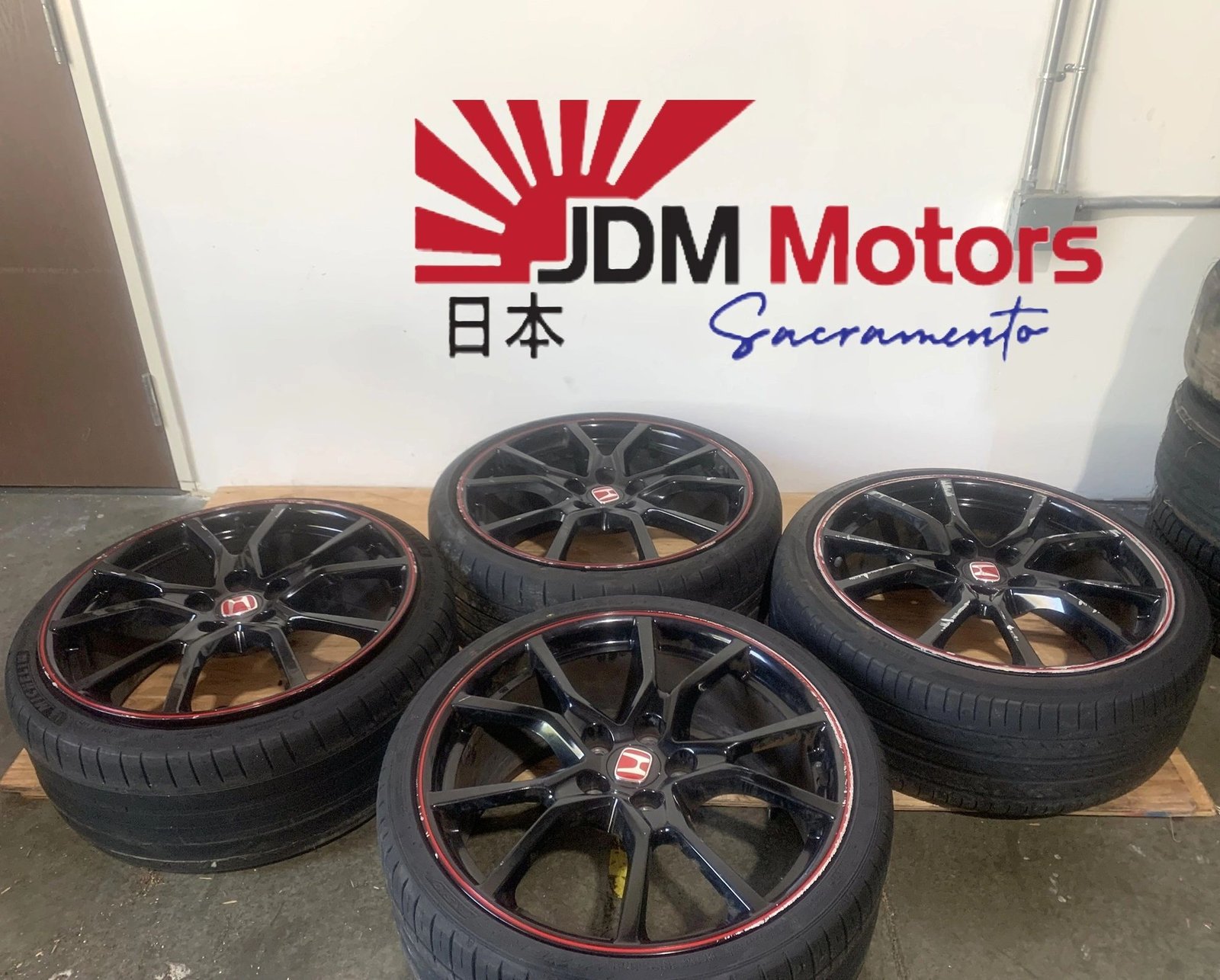 USED JDM OEM HONDA CIVIC TYPE R 17-19 OEM WHEEL RIM 20X8.5 20" W/ TIRE 255/35ZR20 97W 85K