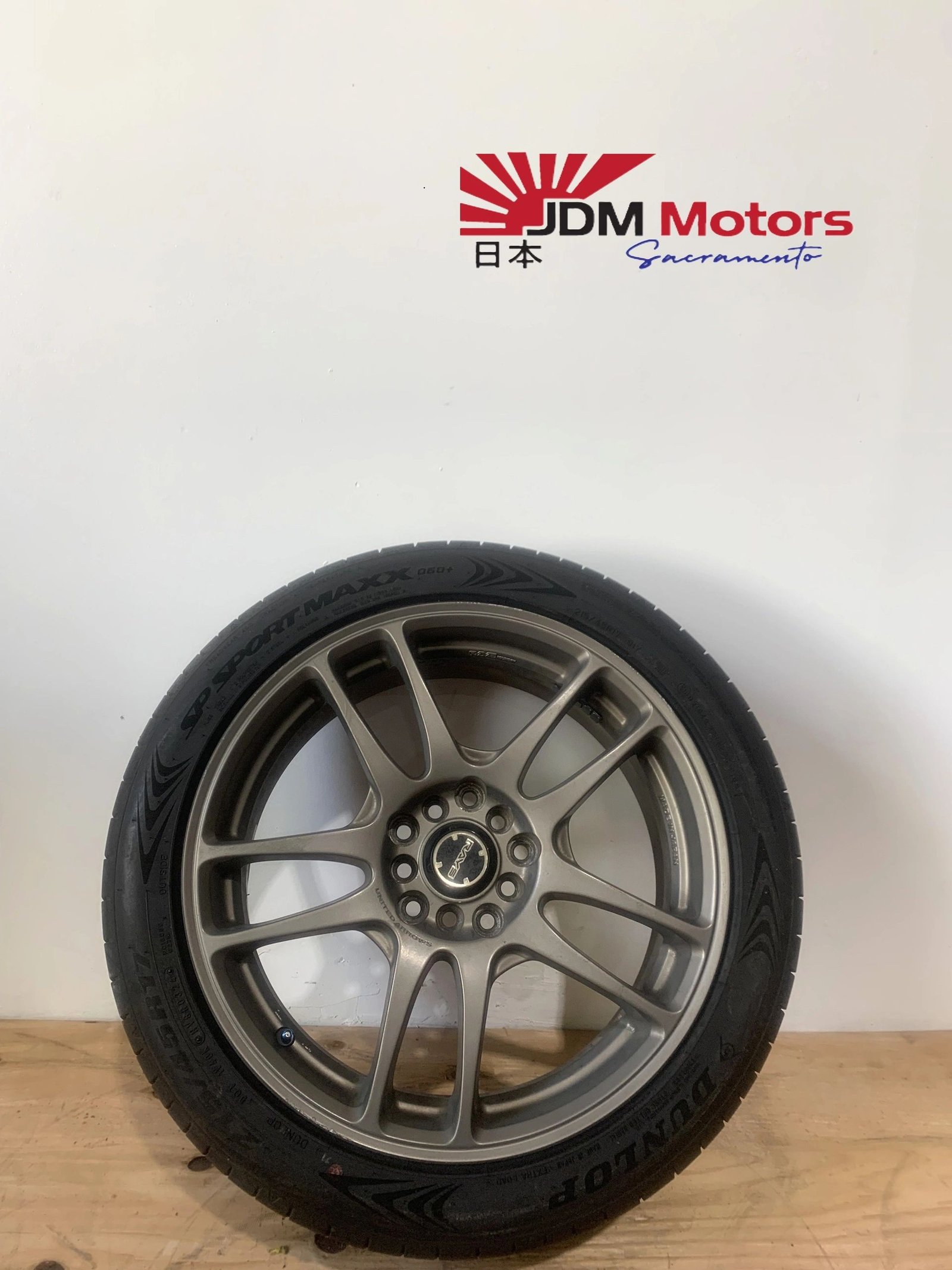 JDM RAYS RIMS 215/45R17 WITH DUNLOP SP SPORT MAXX 062+ TIRES - Image 4
